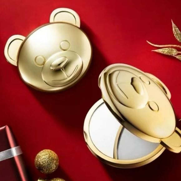 Moschino Accessories - Moschino Shiny Gold Bear mirror